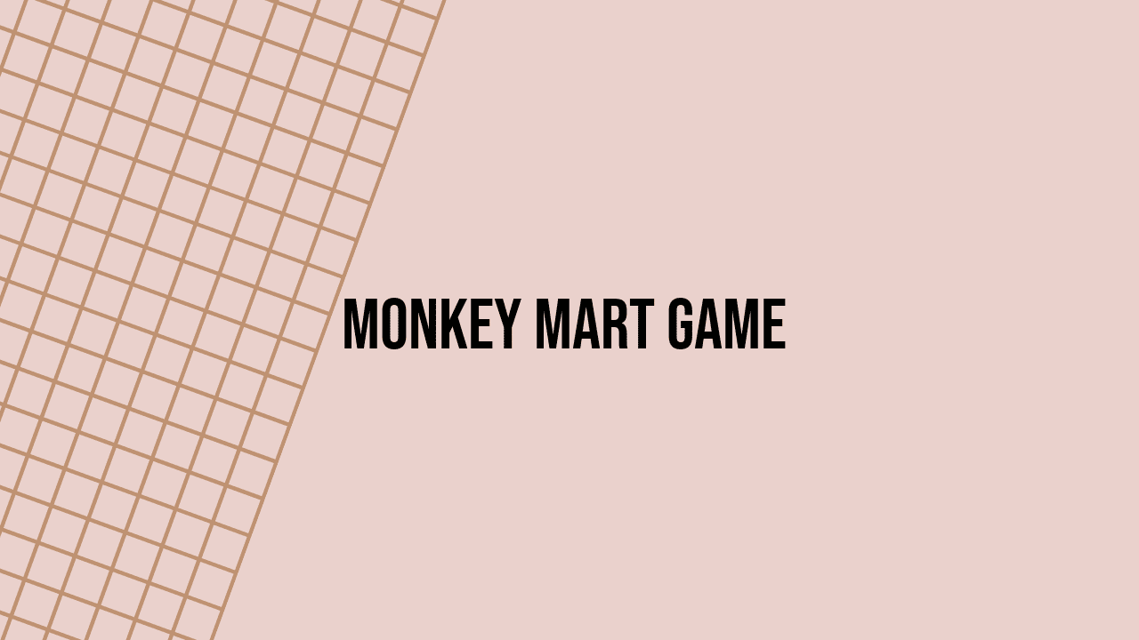 Monkey Mart Game